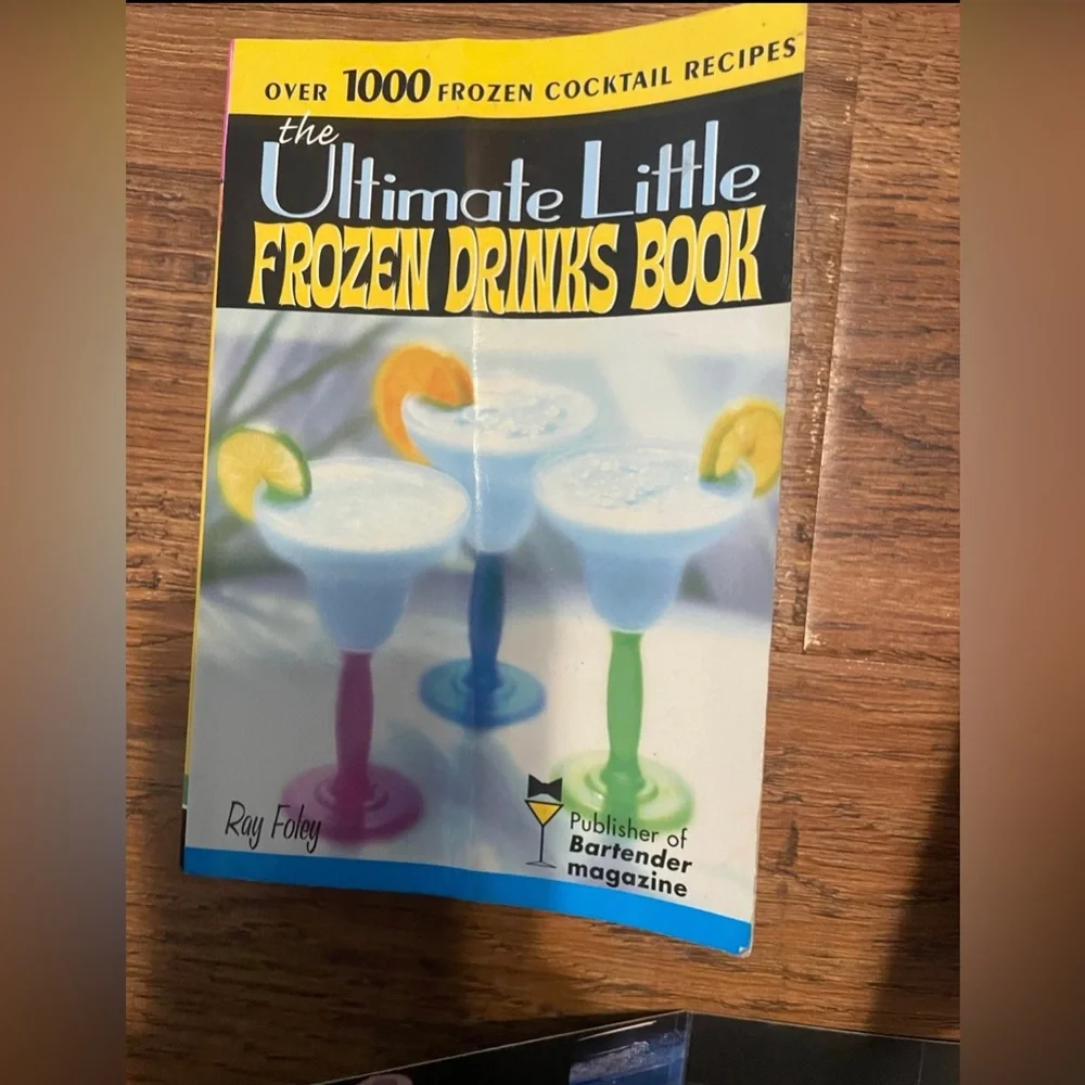 Ultimate drink recipe book w/ bartending manual extras